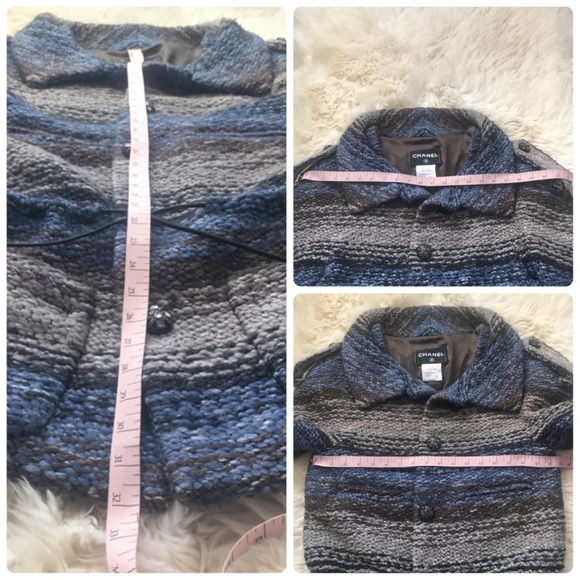 Chanel 2011 wool coat Gripoix buttons 40 M